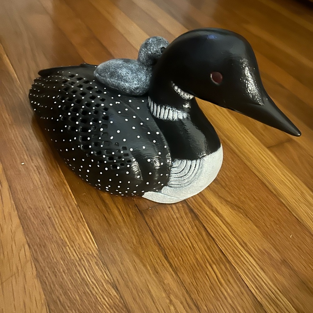 Loon Candle Holder Lamp
